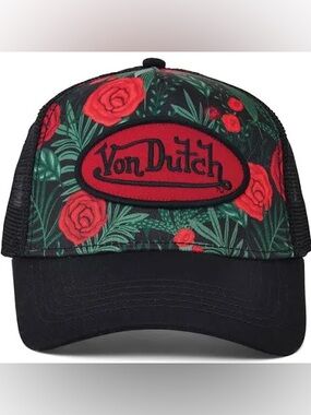 Von Dutch with Rose Trucker Hat
